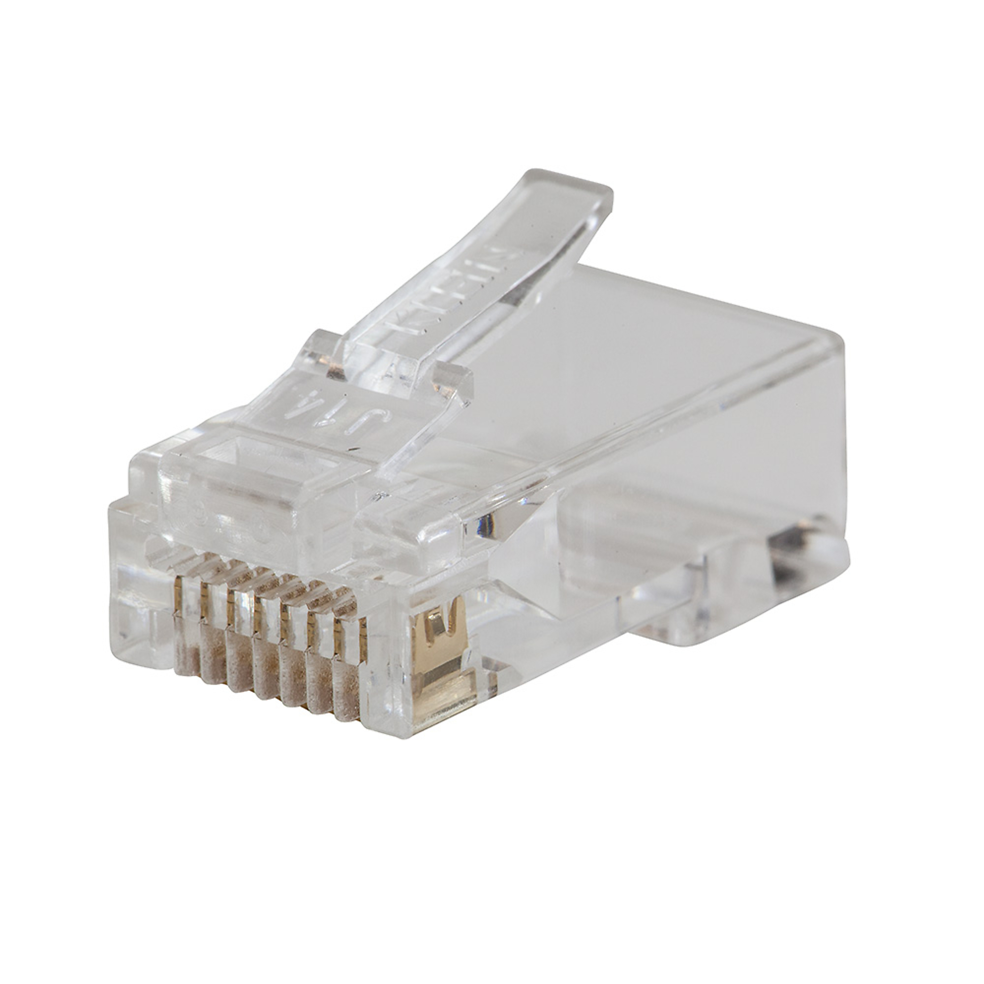 Klein Tools Pass-Thru Modular Data Plug — RJ45, CAT5e, 50-Pack, Model# VDV826-702